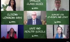 ONTARIO LIBERALS RELEASE EDUCATION RECOVERY PLAN