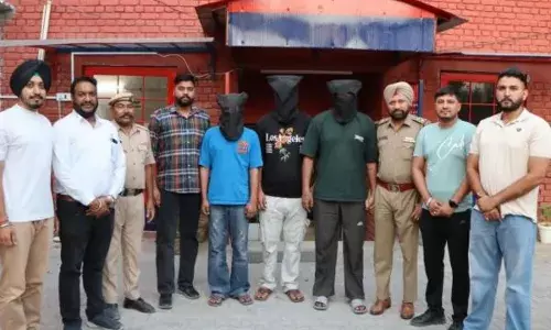 ਅੱਤਵਾਦੀ ਲੰਡਾ ਦੇ 3 ਗੁਰਗੇ ਗ੍ਰਿਫ਼ਤਾਰ, ਫਿਰੌਤੀ, ਹੈਰੋਇਨ ਤੇ ਹਥਿਆਰਾਂ ਦੀ ਤਸਕਰੀ ਦਾ ਨੈਟਵਰਕ ਦਾ ਪਰਦਾਫਾਸ