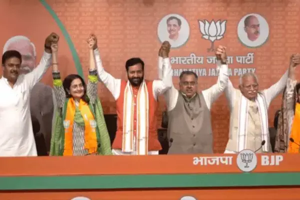 ਹਰਿਆਣਾ ਚ ਕਾਂਗਰਸ ਨੂੰ ਵੱਡਾ ਝਟਕਾ, ਵਿਧਾਇਕ ਕਿਰਨ ਚੌਧਰੀ ਭਾਜਪਾ ਚ ਸ਼ਾਮਿਲ,ਕੀਤਾ ਇਹ ਵੱਡਾ ਐਲਾਨ