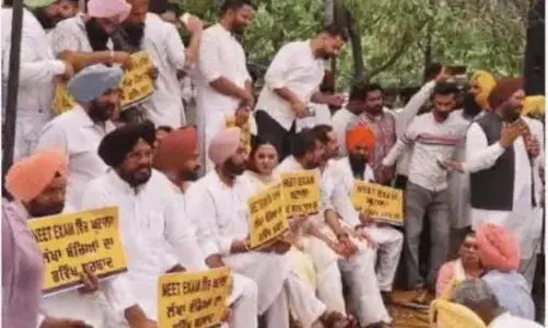 ਜਲੰਧਰ ’ਚ ਆਪ ਦਾ ਕੇਂਦਰ ਸਰਕਾਰ ਵਿਰੁੱਧ ਵਿਸ਼ਾਲ ਪ੍ਰਦਰਸ਼ਨ