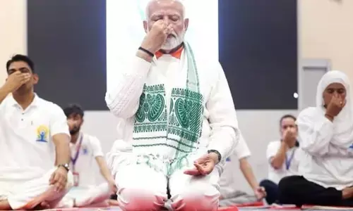 Yoga Day 2024: ਧਰਤੀ ਤੇ ਸਵਰਗ ਚ PM ਮੋਦੀ ਨੇ ਕੀਤਾ ਯੋਗਾ, ਕਿਹਾ- ਦੁਨੀਆ ਯੋਗਾ ਦੀ ਤਾਕਤ ਚ ਕਰਦੀ ਹੈ ਵਿਸ਼ਵਾਸ