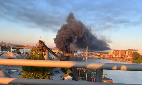 ਬੀ.ਸੀ. ਦੇ ਰਿਚਮੰਡ ਵਿਚ ਰੇਲਵੇ ਪੁਲ ਸੜ ਕੇ ਸੁਆਹ