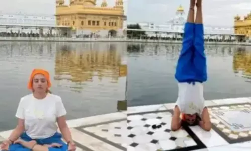 ਸ੍ਰੀ ਦਰਬਾਰ ਸਾਹਿਬ ਵਿੱਚ ਯੋਗਾ ਕਰਨ ਵਾਲੀ ਲੜਕੀ ਨੂੰ ਨੋਟਿਸ ਜਾਰੀ