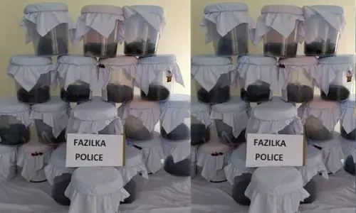 ਪੁਲਿਸ ਵੱਲੋਂ ਅਫੀਮ ਦੀ ਵੱਡੀ ਖੇਪ ਬਰਾਮਦ, ਅੰਤਰਰਾਜੀ ਨਸ਼ਾ ਤਸਕਰ ਗਿਰੋਹ ਦਾ ਪਰਦਾਫਾਸ਼