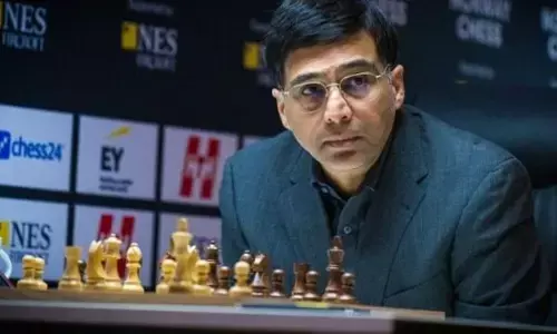 ਸਾਬਕਾ ਵਿਸ਼ਵ ਸ਼ਤਰੰਜ ਚੈਂਪੀਅਨ ਵੀ ਆਨੰਦ ਨੇ 10ਵੀਂ ਜਿੱਤਿਆ ਵਾਰ ਲਿਓਨ ਮਾਸਟਰਜ਼