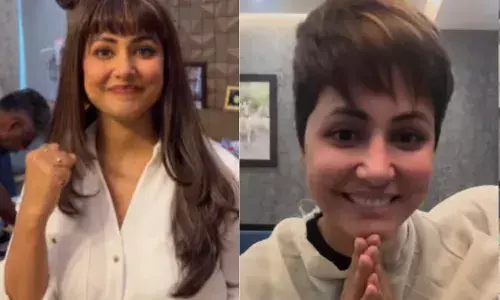 ਪਹਿਲੀ ਕੀਮੋਥੈਰੇਪੀ ਤੋਂ ਬਾਅਦ ਸ਼ੂਟਿੰਗ ਤੇ ਪਹੁੰਚੀ ਹੀਨਾ ਖਾਨ, ਕਿਹਾ  ਹੁਣ ਔਖਾ ਹੈ ਕੰਮ ਕਰਨਾ