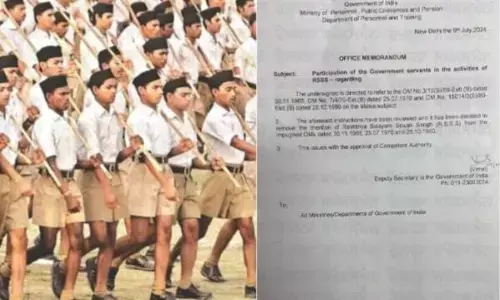 ਸਰਕਾਰੀ ਮੁਲਾਜ਼ਮ ਹੁਣ RSS ਦੇ ਪ੍ਰੋਗਰਾਮਾਂ ਚ ਲੈ ਸਕਣਗੇ ਹਿੱਸਾ