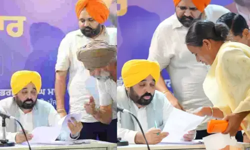 ਜਲੰਧਰ ਪਹੁੰਚੇ ਮੁੱਖ ਮੰਤਰੀ ਭਗਵੰਤ ਮਾਨ ਨੇ ਕੀਤਾ ਲੋਕਾਂ ਦੀਆਂ ਸ਼ਿਕਾਇਤਾਂ ਦਾ ਨਿਪਟਾਰਾ