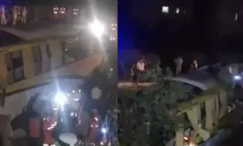 ਬੱਸ ਤੇ ਕਾਰ ਵਿਚਾਲੇ ਟੱਕਰ, ਖਾਧੀਆਂ 4 ਪਲਟੀਆਂ, ਹਾਦਸੇ ’ਚ ਮਾਂ-ਬੇਟੇ ਸਮੇਤ ਛੇ ਦੀ ਮੌਤ