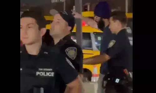 ਅਮਰੀਕਾ ਵਿਚ ਅੰਮ੍ਰਿਤਧਾਰੀ ਨੌਜਵਾਨ ਨਾਲ ਸ਼ਰ੍ਹੇਆਮ ਧੱਕੇਸ਼ਾਹੀ