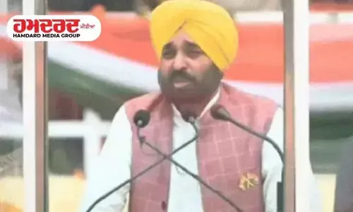 CM Mann ਨੇ ਬੁਲੇਟ ਪਰੂਫ ਸਟੇਜ ਤੋਂ ਦਿੱਤਾ ਭਾਸ਼ਣ, ਵਿਰੋਧੀ ਗੁੱਸੇ ਚ