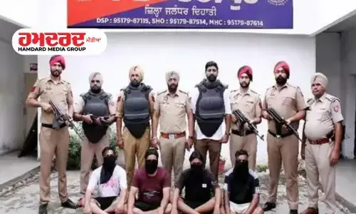 ਜੱਗੂ ਭਗਵਾਨਪੁਰੀਆ ਗੈਂਗਸਟਰ ਦੇ 4 ਗੁਰਗੇ ਗ੍ਰਿਫਤਾਰ