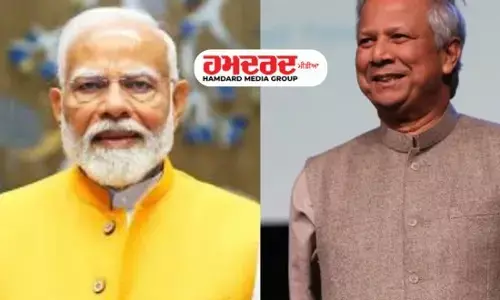 PM ਮੋਦੀ ਨੇ ਬੰਗਲਾਦੇਸ਼ ਦੇ ਮੁਖੀ ਮੁਹੰਮਦ ਯੂਨਸ ਨਾਲ ਕੀਤੀ ਗੱਲ