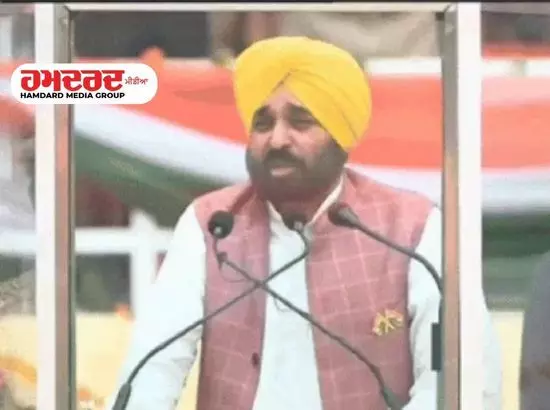 CM Mann ਨੇ ਬੁਲੇਟ ਪਰੂਫ ਸਟੇਜ ਤੋਂ ਦਿੱਤਾ ਭਾਸ਼ਣ, ਵਿਰੋਧੀ ਗੁੱਸੇ ਚ