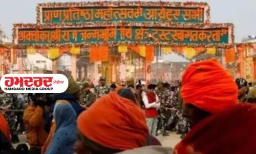 ਅਯੁੱਧਿਆ ਰਾਮ ਮੰਦਰ ਦੀ ਝਾਂਕੀ ਨੂੰ ਲੈ ਕੇ ਅਮਰੀਕਾ ਚ ਵਿਵਾਦ