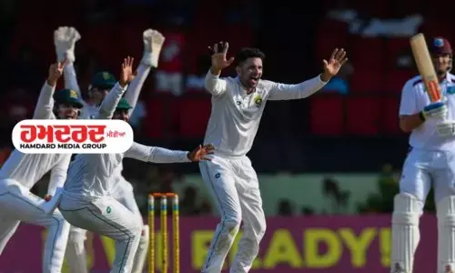 ਕੇਸ਼ਵ ਮਹਾਰਾਜ ਨੇ ਵੈਸਟਇੰਡੀਜ਼ ਖਿਲਾਫ 13 ਵਿਕਟਾਂ ਲੈ ਕੇ ਰਚਿਆ ਇਤਿਹਾਸ