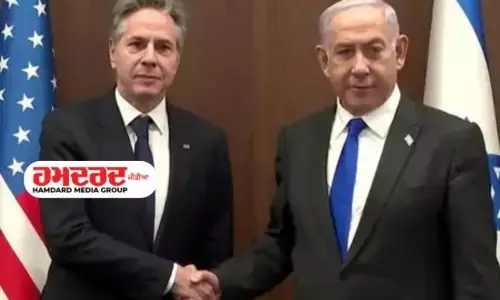 ਅਮਰੀਕੀ ਵਿਦੇਸ਼ ਮੰਤਰੀ ਅੱਜ ਇਜ਼ਰਾਈਲ ਦੇ ਪ੍ਰਧਾਨ ਮੰਤਰੀ ਨਾਲ ਕਰਨਗੇ ਮੁਲਾਕਾਤ