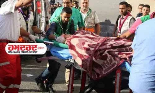 ਗਾਜ਼ਾ ਦਾ ਆਖਰੀ ਹਸਪਤਾਲ ਵੀ ਬੰਦ, ਸਟਰੈਚਰ ਤੇ ਪਏ ਮਰੀਜ਼ ਬਾਹਰ ਕੱਢੇ