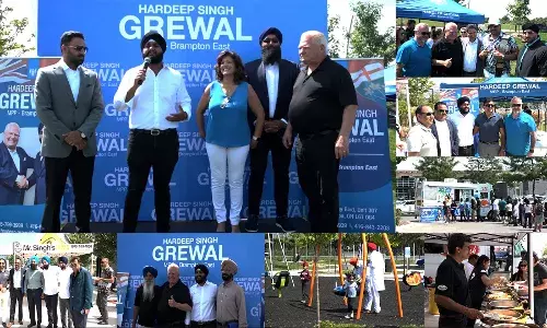 ਐੱਮਪੀਪੀ ਹਰਦੀਪ ਗਰੇਵਾਲ ਦੀ ਬਾਰਬੀਕਿਊ ਚ ਪਹੁੰਚੇ ਪ੍ਰੀਮੀਅਰ ਡੱਗ ਫੋਰਡ