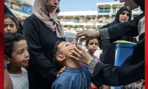 ਗਾਜ਼ਾ : ਪੋਲੀਓ ਟੀਕਾਕਰਨ ਮੁਹਿੰਮ ਦੌਰਾਨ ਵੀ ਗੋਲੀਬਾਰੀ, ਮਾਰੇ ਗਏ ਕਈ ਲੋਕ