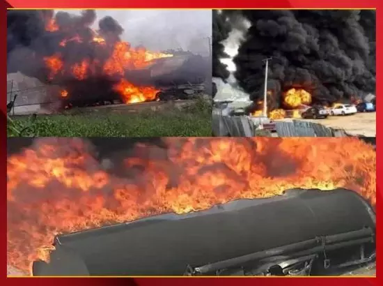 ਨਾਈਜੀਰੀਆ : ਤੇਲ ਟੈਂਕਰ ਚ ਧਮਾਕਾ, 48 ਮੌਤਾਂ (Video)