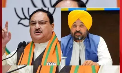 ਕੇਂਦਰੀ ਸਿਹਤ ਮੰਤਰੀ ਜੇਪੀ ਨੱਡਾ ਨੇ CM ਮਾਨ ਤੇ ਕੱਸੇ ਤੰਜ