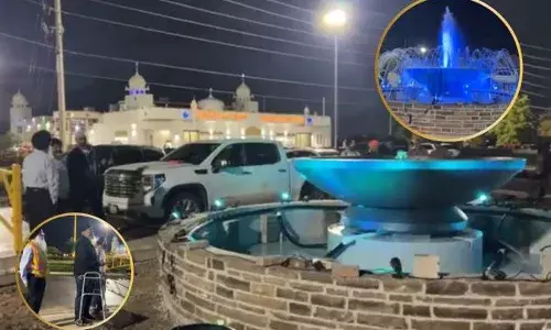 ਗੁਰਦੁਆਰਾ ਓਂਟਾਰੀਓ ਖ਼ਾਲਸਾ ਦਰਬਾਰ ਵਿਖੇ ਸੁੰਦਰ ਫੁਹਾਰਾ ਲੱਗਿਆ