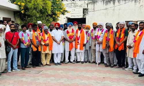 ਚੇਅਰਮੈਨ ਰਣਜੋਧ ਸਿੰਘ ਹਡਾਣਾ ਨੇ ਸਰਬਸੰਮਤੀ ਨਾਲ ਚੁਣੇ ਸਰਪੰਚ ਹਰਪਾਲ ਸਿੰਘ ਦਾ ਕੀਤਾ ਸਨਮਾਨ