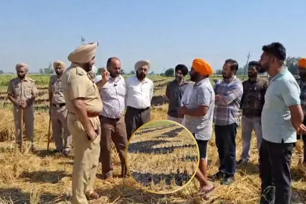 ਕਿਸਾਨ ਨੇ ਖੇਤ ਚ ਪਰਾਲੀ ਨੂੰ ਲਗਾਈ ਅੱਗ, ਮੌਕੇ ਤੇ ਪਹੁੰਚਿਆ ਪ੍ਰਸ਼ਾਸਨ ਕਿਸਾਨ ਨੇ ਖੇਤ ਚ ਪਰਾਲੀ ਨੂੰ ਲਗਾਈ ਅੱਗ, ਮੌਕੇ ਤੇ ਪਹੁੰਚਿਆ ਪ੍ਰਸ਼ਾਸਨ