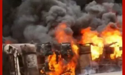 ਪੈਟਰੋਲ ਟੈਂਕਰ ਚ ਧਮਾਕਾ, 104 ਲੋਕਾਂ ਦੀ ਮੌਤ