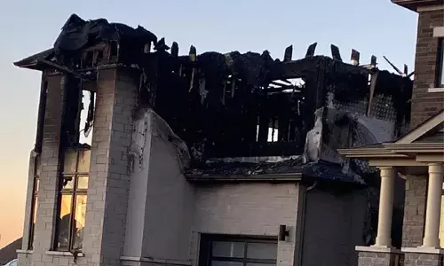 ਬਰੈਂਪਟਨ ਵਿਖੇ ਨਵੇਂ ਬਣਿਆ ਮਕਾਨ ਅੱਗ ਲਾ ਕੇ ਸਾੜਿਆ