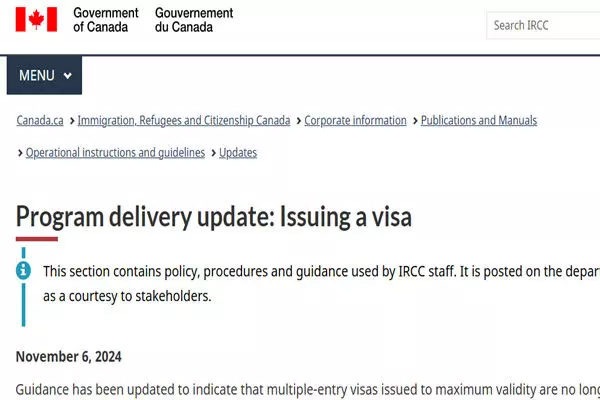 ਕੈਨੇਡਾ ਵੱਲੋਂ ਵਿਜ਼ਟਰ ਵੀਜ਼ਾ ਦੇ ਨਿਯਮਾਂ ਵਿਚ ਵੱਡੀ ਤਬਦੀਲੀ