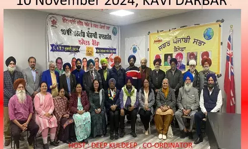 ਜਗਤ ਪੰਜਾਬੀ ਸਭਾ ਅਤੇ ਓਨਟਾਰੀਓ ਫਰੈਂਡਸ ਕਲੱਬ ਵਲੋਂ ਮਹੀਨਾਵਾਰ ਕਵੀ ਦਰਬਾਰ ਕਰਵਾਇਆ ਗਿਆ