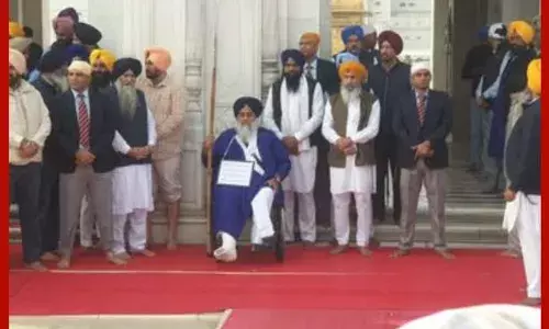 ਸੁਖਬੀਰ ਸਿੰਘ ਬਾਦਲ ਸਜ਼ਾ ਭੁਗਤਨ ਪਹਿਲੇ ਦਿਨ ਪਹੁੰਚੇ ਸ੍ਰੀ ਅਕਾਲ ਤਖ਼ਤ