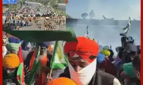 ਕਿਸਾਨਾਂ ਦਿੱਲੀ ਮਾਰਚ: ਬੈਰੀਕੇਡ ਟੁੱਟੇ, ਛੱਡੇ ਅੱਥਰੂ ਗੈਸ ਦੇ ਗੋਲੇ, ਕਿਸਾਨ ਜ਼ਖ਼ਮੀ