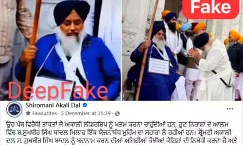 ਸੁਖਬੀਰ ਬਾਦਲ ਦੀਆਂ ਫੇਕ ਵੀਡੀਓ ਪਾਉਣ ਵਾਲਿਆਂ ਦੀ ਖ਼ੈਰ ਨਹੀਂ