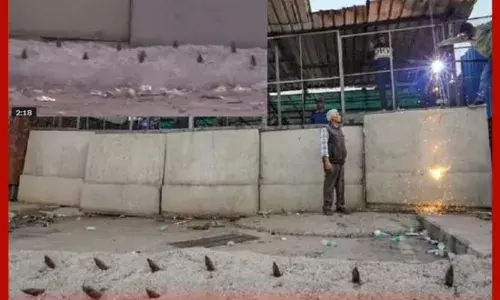 ਕਿਸਾਨਾਂ ਨੂੰ ਰੋਕਣ ਲਈ ਬਾਰਡਰ ਤੇ ਗੱਡੀਆਂ ਕਿੱਲਾਂ, ਕਿਸਾਨਾਂ ਨੇ ਵੀ ਕੀਤੇ ਪ੍ਰਬੰਧ