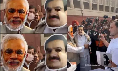 ਰਾਹੁਲ ਗਾਂਧੀ ਨੇ ਅਡਾਨੀ ਤੇ ਪੀਐਮ ਮੋਦੀ ਦਾ ਉਡਾਇਆ ਮਜ਼ਾਕ