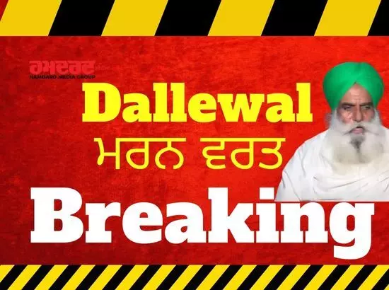 ਖਨੌਰੀ ਬਾਰਡਰ ਤੇ ਡੱਲੇਵਾਲ ਨੂੰ ਮਿਲਣ ਪਹੁੰਚੇ ਰਕੇਸ਼ ਟਕੈਤ