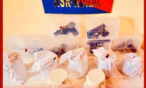 8 ਅੰਤਰਰਾਸ਼ਟਰੀ ਨਸ਼ਾ ਤਸਕਰ ਗ੍ਰਿਫਤਾਰ: ਹੈਰੋਇਨ, ਡਰੱਗ ਮਨੀ ਤੇ ਹਥਿਆਰ ਬਰਾਮਦ