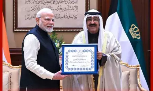 ਪ੍ਰਧਾਨ ਮੰਤਰੀ ਨਰਿੰਦਰ ਮੋਦੀ ਨੂੰ ਕੁਵੈਤ ਦਾ ਸਰਵਉੱਚ ਸਨਮਾਨ ਮਿਲਿਆ