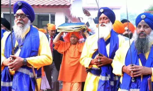 ਸੀਐਮ ਯੋਗੀ ਦੀ ਰਿਹਾਇਸ਼ ’ਤੇ ਗੂੰਜੇ ‘ਬੋਲੇ ਸੋ ਨਿਹਾਲ’ ਦੇ ਜੈਕਾਰੇ