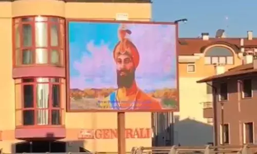 ਹੁਣ ਦਸਮੇਸ਼ ਪਿਤਾ ਦੇ ਪ੍ਰਕਾਸ਼ ਦਿਹਾੜੇ ਸੰਬੰਧੀ ਇਟਲੀ ਚ ਲੱਗੇ ਡਿਜੀਟਲ ਬੋਰਡ