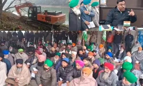 ਸਰਹਿੰਦ ਨਹਿਰ ਨੂੰ ਪੱਕਾ ਕਰਨ ਦੇ ਵਿਰੋਧ ਚ ਦਰਜਨਾਂ ਪਿੰਡਾਂ ਦੇ ਕਿਸਾਨ ਹੋਏ ਇਕੱਠੇ