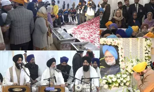 ਗੁਰਦੁਆਰਾ ਰਕਾਬਗੰਜ ਵਿਖੇ ਹੋਈ ਡਾ. ਮਨਮੋਹਨ ਸਿੰਘ ਦੀ ਅੰਤਿਮ ਅਰਦਾਸ