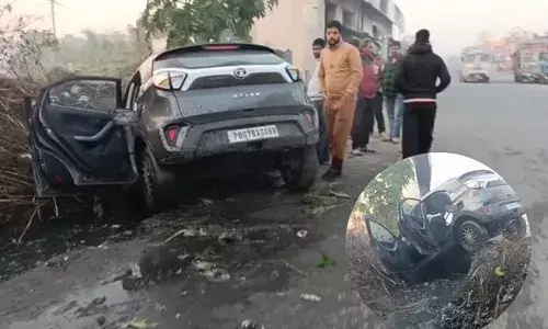 ਹੁਸ਼ਿਆਰਪੁਰ ਚਿੰਤਪੁਰਨੀ ਰੋਡ ’ਤੇ ਵਾਪਰਿਆ ਵੱਡਾ ਸੜਕ ਹਾਦਸਾ