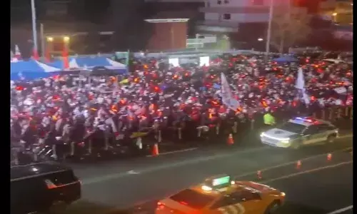 ਦੱਖਣੀ ਕੋਰੀਆ ਦਾ ਗੱਦੀਓਂ ਲਾਹਿਆ ਰਾਸ਼ਟਰਪਤੀ ਗ੍ਰਿਫ਼ਤਾਰ