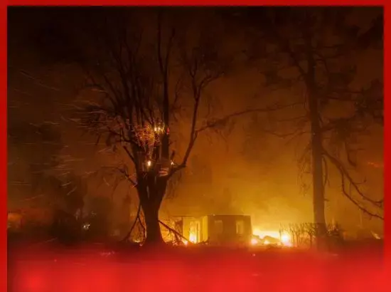 ਲਾਸ ਏਂਜਲਸ ਚ ਮੁੜ ਤੇਜ ਹਵਾਵਾਂ ਚੱਲਣ ਕਾਰਨ ਅੱਗ ਭੜਕ ਪੈਣ ਦੀ ਚਿਤਾਵਨੀ