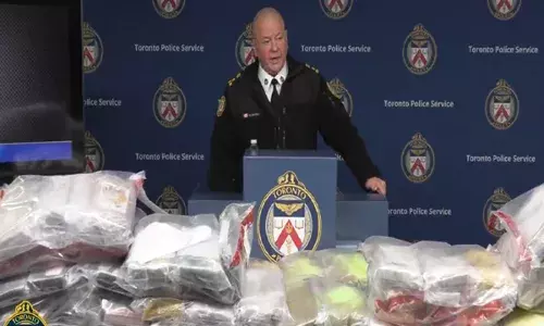 ਟੋਰਾਂਟੋ ਪੁਲਿਸ ਨੇ ਫੜੀ 835 ਕਿਲੋ ਕੋਕੀਨ, 6 ਗ੍ਰਿਫ਼ਤਾਰ