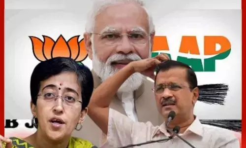 ਦਿੱਲੀ ਚੋਣ : ਰੁਝਾਨਾਂ ਚ ਭਾਜਪਾ ਅੱਗੇ, ਕੇਜਰੀਵਾਲ ਅਤੇ ਆਤਿਸ਼ੀ ਵੀ ਪਿੱਛੇ